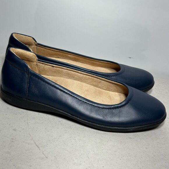 Naturalizer Women's Flexy Flat Navy 7 - Picture 2 of 8
